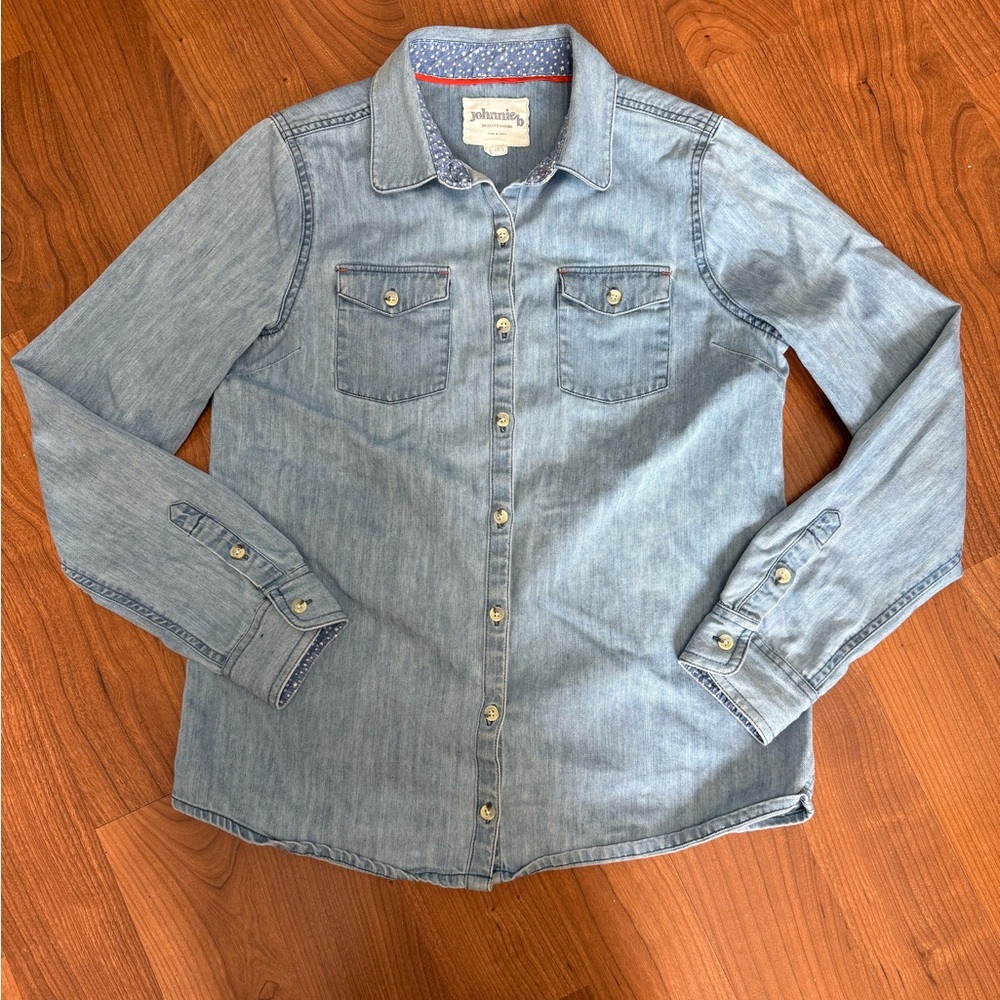 johnnie-b Light Blue Denim Shirt